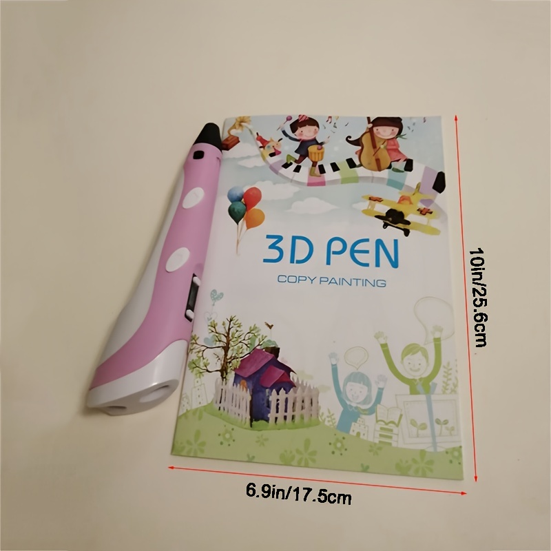 20pcs 3D Printing Pen Drawing Templates Includes 40 Different Cartoon  Designs, 3D Drawing Mold Drawing Books for 3D Printing Pen for Children  Gift Toy
