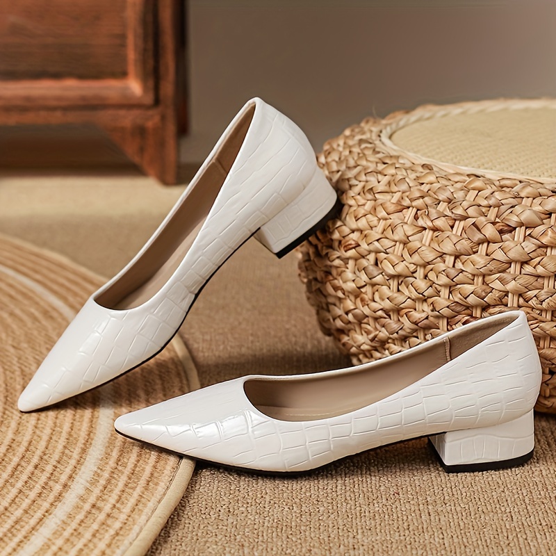 Zapatos minimalistas de tacón medio para Mujer, calzado elegante