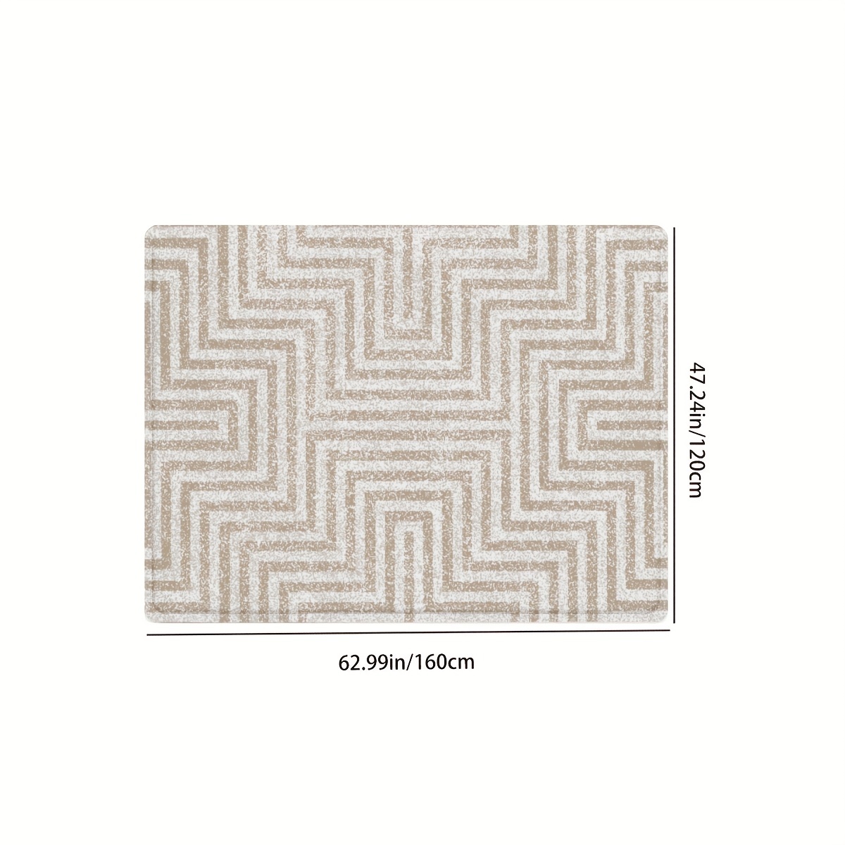 Large Soft Modern Rug, Geometric Anti-slip Anti-stain Easy Clean Rug For  Bedroom Living Room Floor Mat, Anti-fatigue Machine Washable Floor Mat 4'x5. 3' - Temu