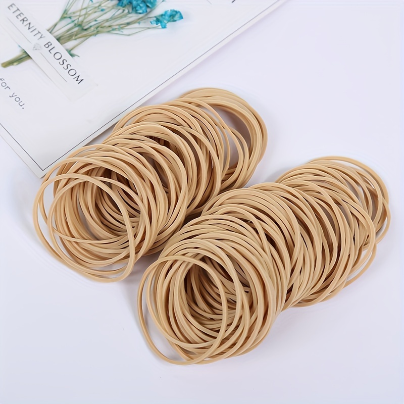 Diameter Thickness Width Dark Beige Rubber Bands Light Brown - Temu