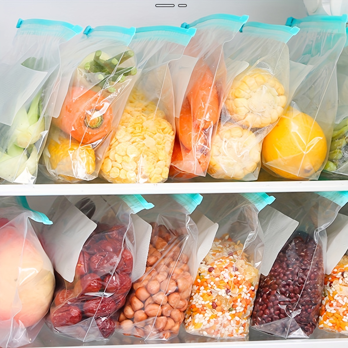 Leakproof Clear Zipper Bag For Food Storage And Fresh - Temu