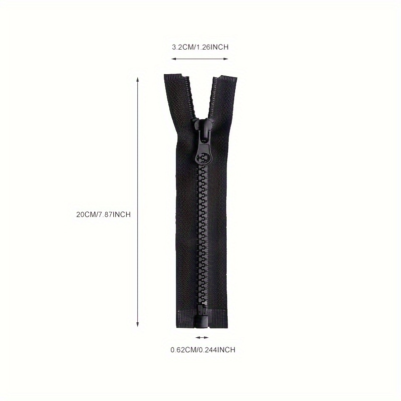 YKK® Non-Separating Zipper, 7 Inch Zipper