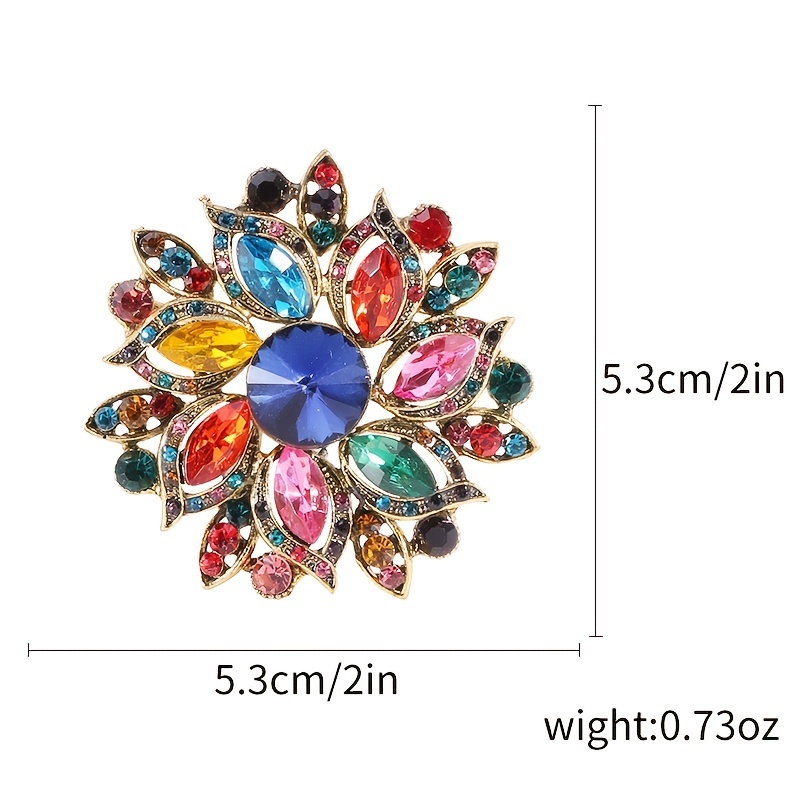 Buy ONLYESHCostume Jewelry for Women Flower Brooch Pins for Women Fashion  Crystal Broches Vintage Jewelry Broche Pins Online at desertcartINDIA