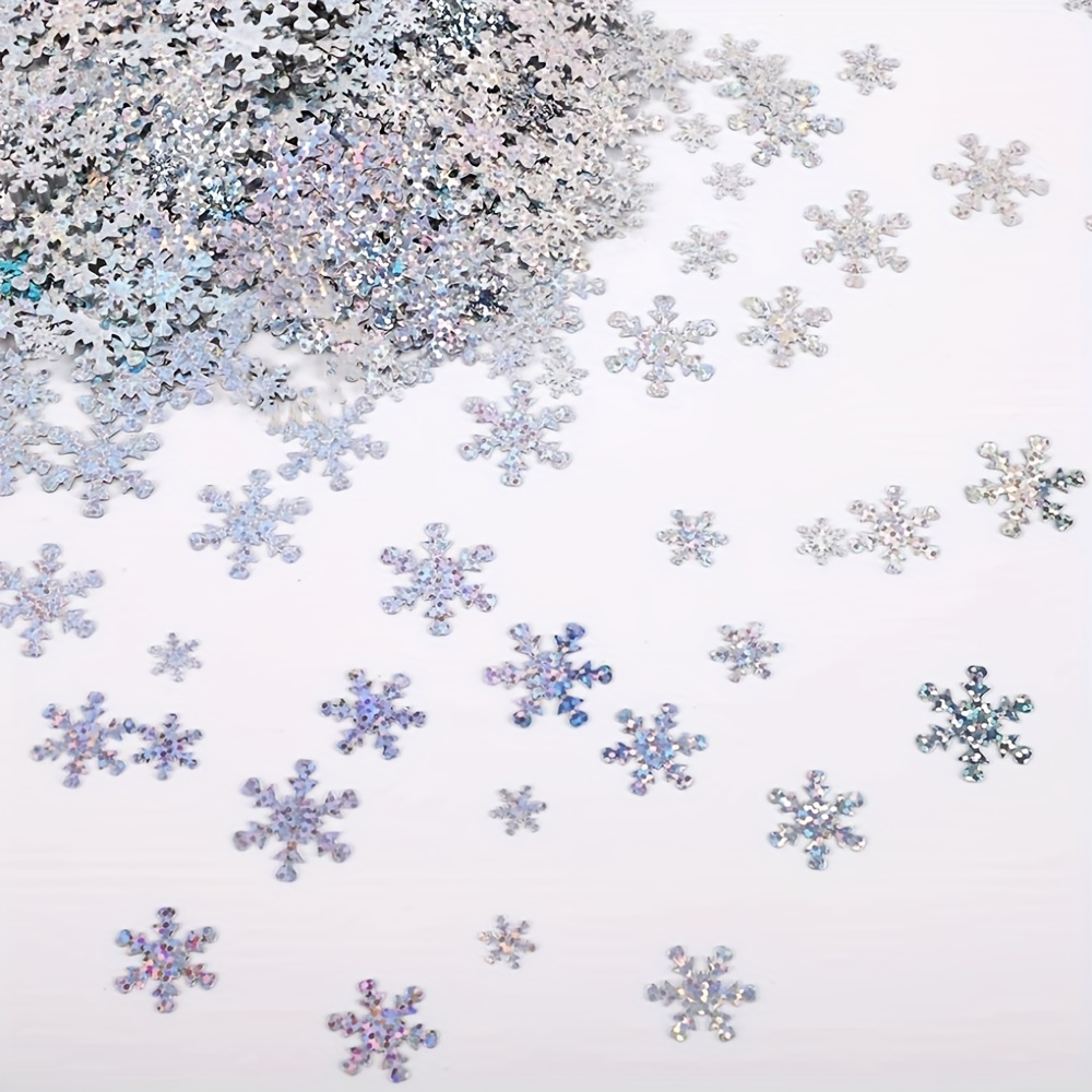 Silver Snowflake Snow Party Decorations Frozen Paper - Temu