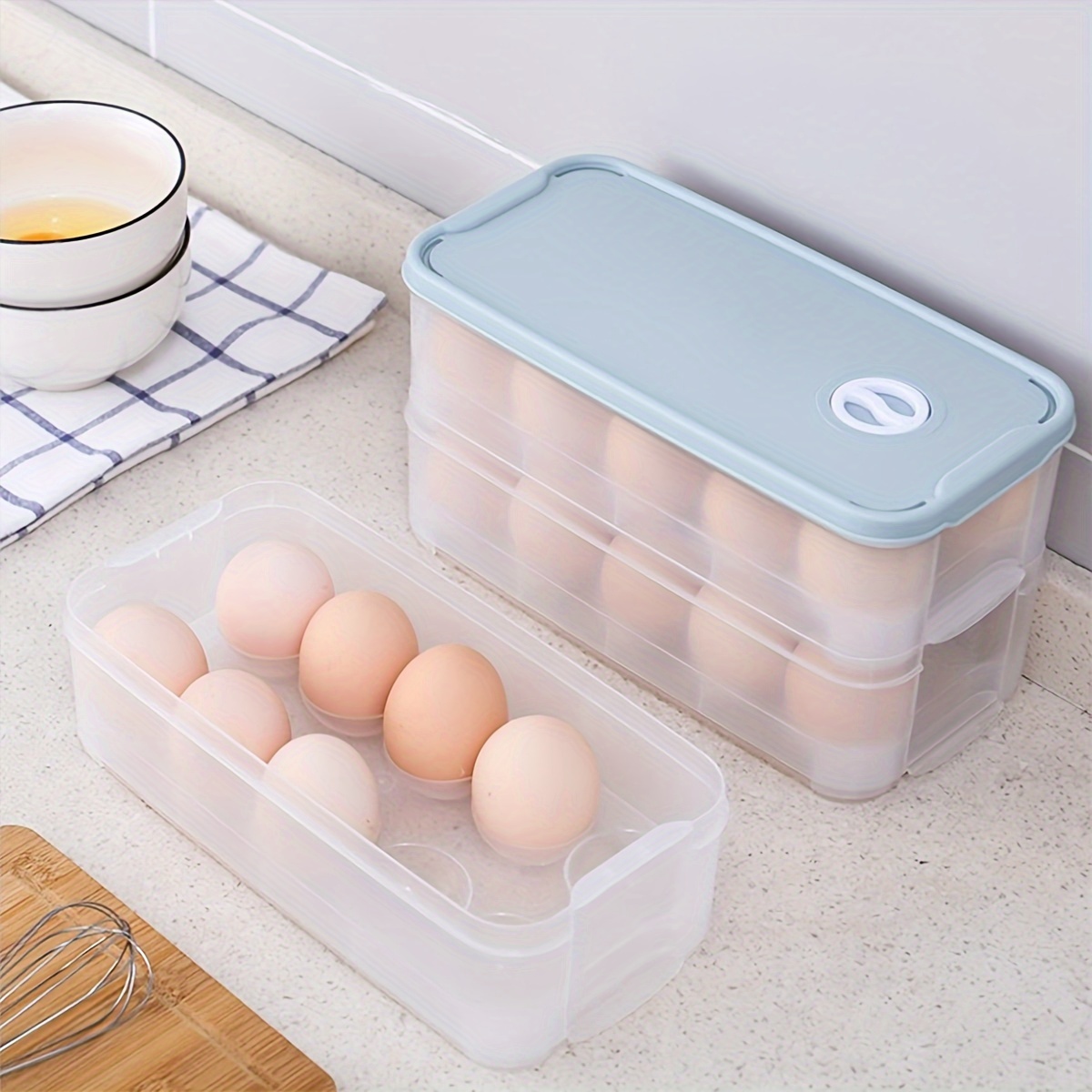 Portable Egg Storage Basket Egg Cage Fruit Egg Container - Temu