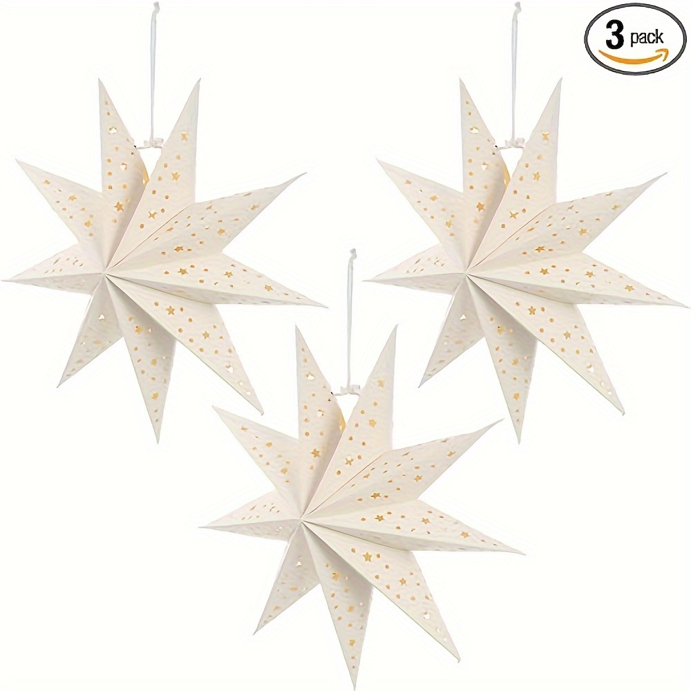 White paper on sale star lanterns