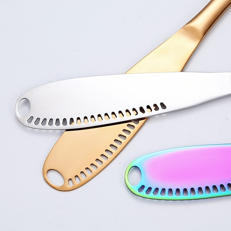 Stainless Steel Butter Knife Plastic Handle Butter Knife - Temu