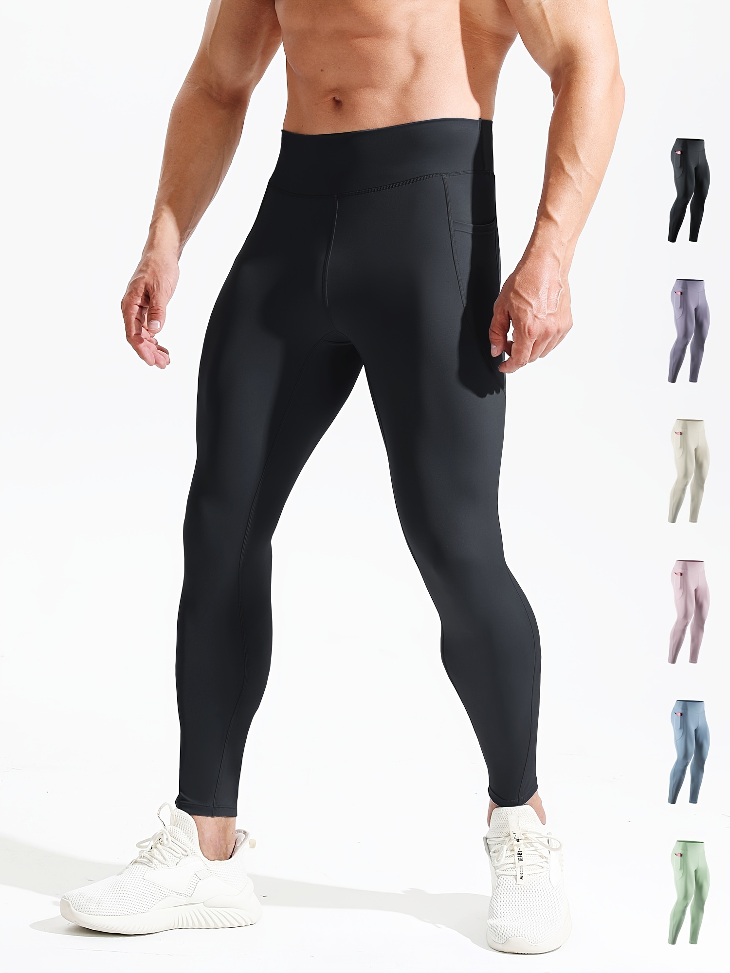 Mallas ajustadas de compresión para hombre, para correr, gimnasio,  ejercicio, deportes, Fitness, pan Zulema leggings de fitness para hombre