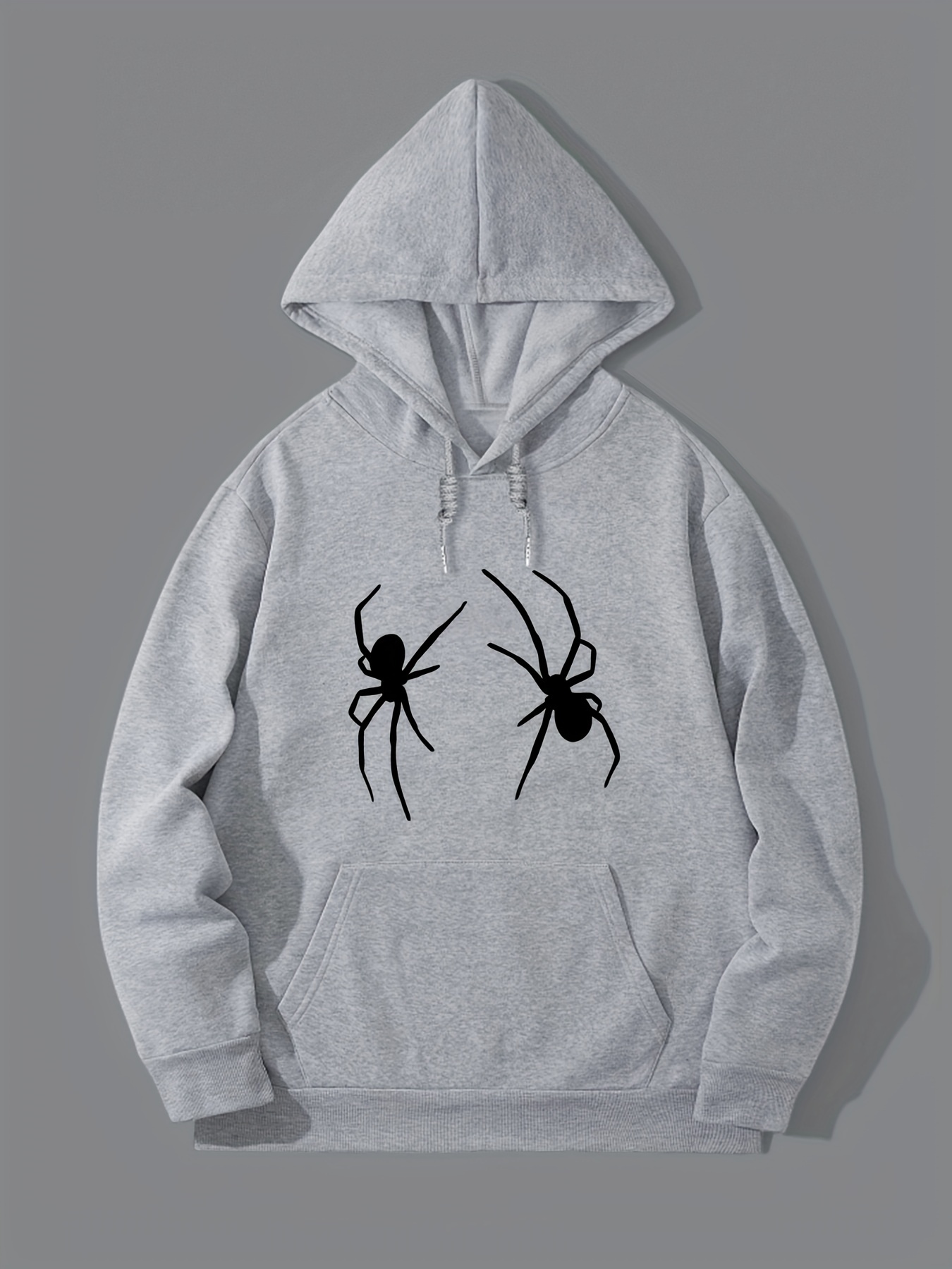 Spider Print Hoodie Cool Hoodies Men Men's Casual Graphic - Temu Canada