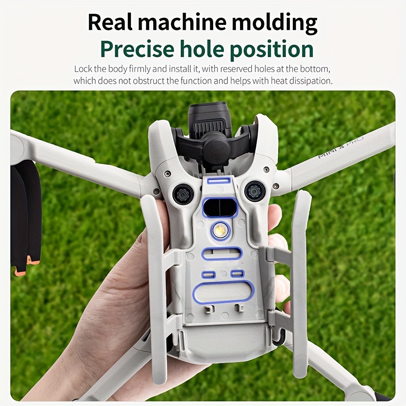 For DJI Mini 4 Pro Drone Landing Gear Extension Tripod Folding