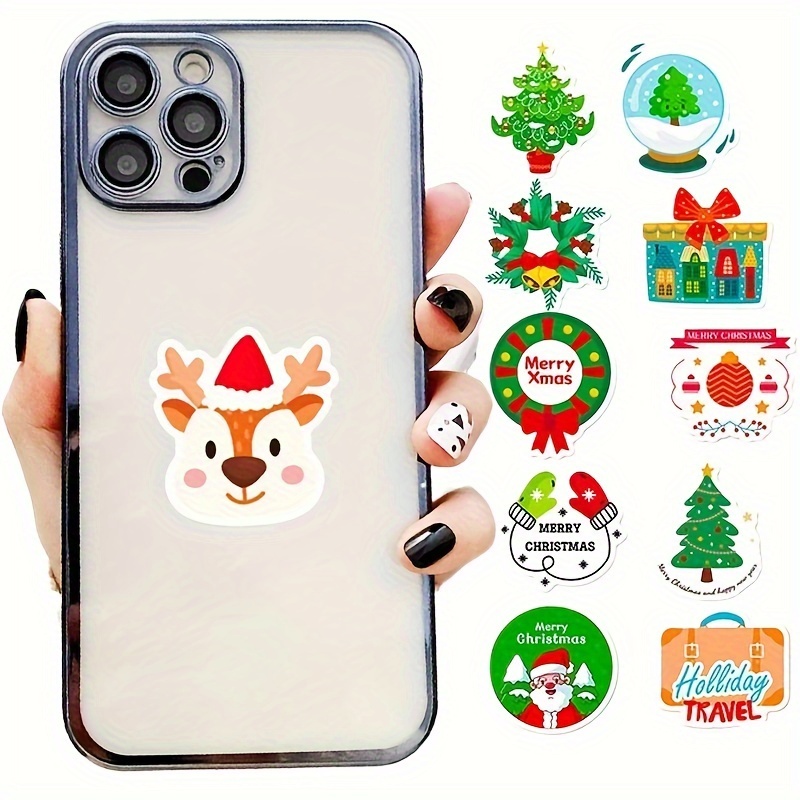 Holiday Stickers for Envelopes, Christmas Sticker Sheet Cute, Winter  Stickers for Planner, Stocking Stuffer Stickers for Kids, Holiday Gifts 