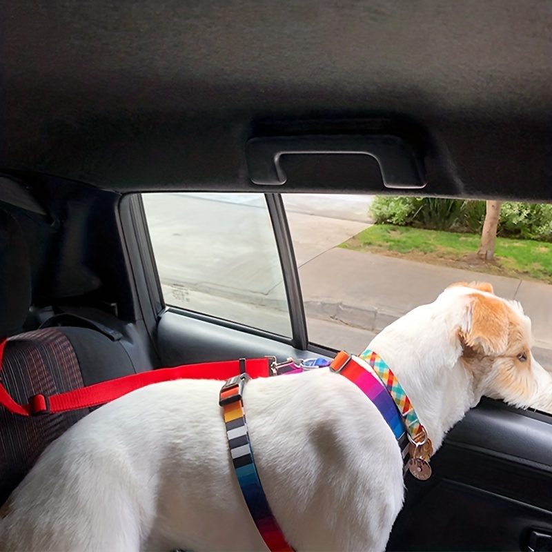 Ceinture de sécurité en Nylon pour voiture, réglable, pour chien