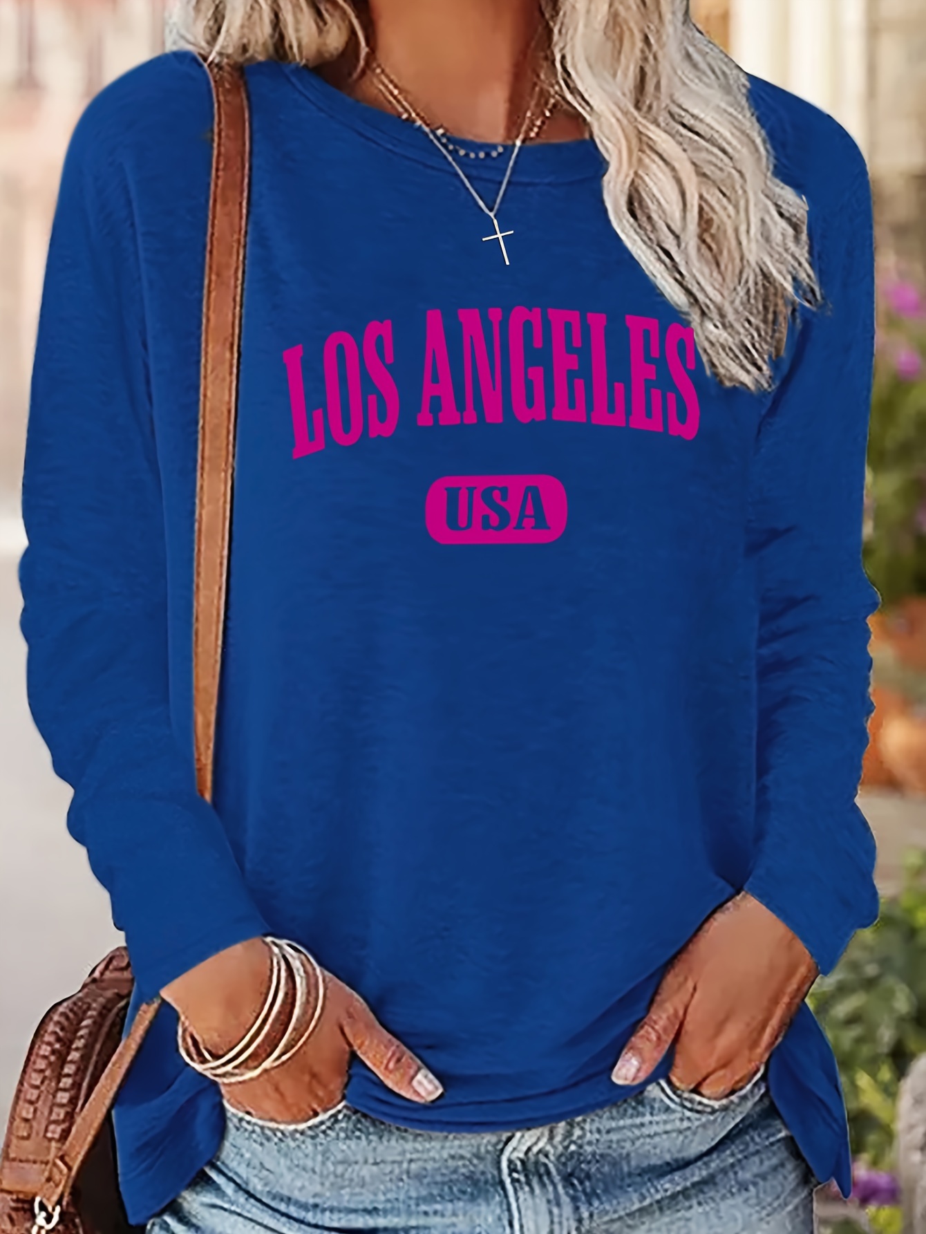 Los Angeles Camisa De Mujer - Temu