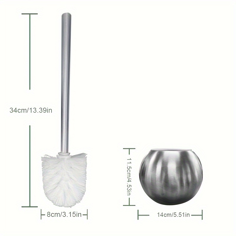 Stainless Steel Toilet Brush Set  Stainless Steel Cleaning Tool