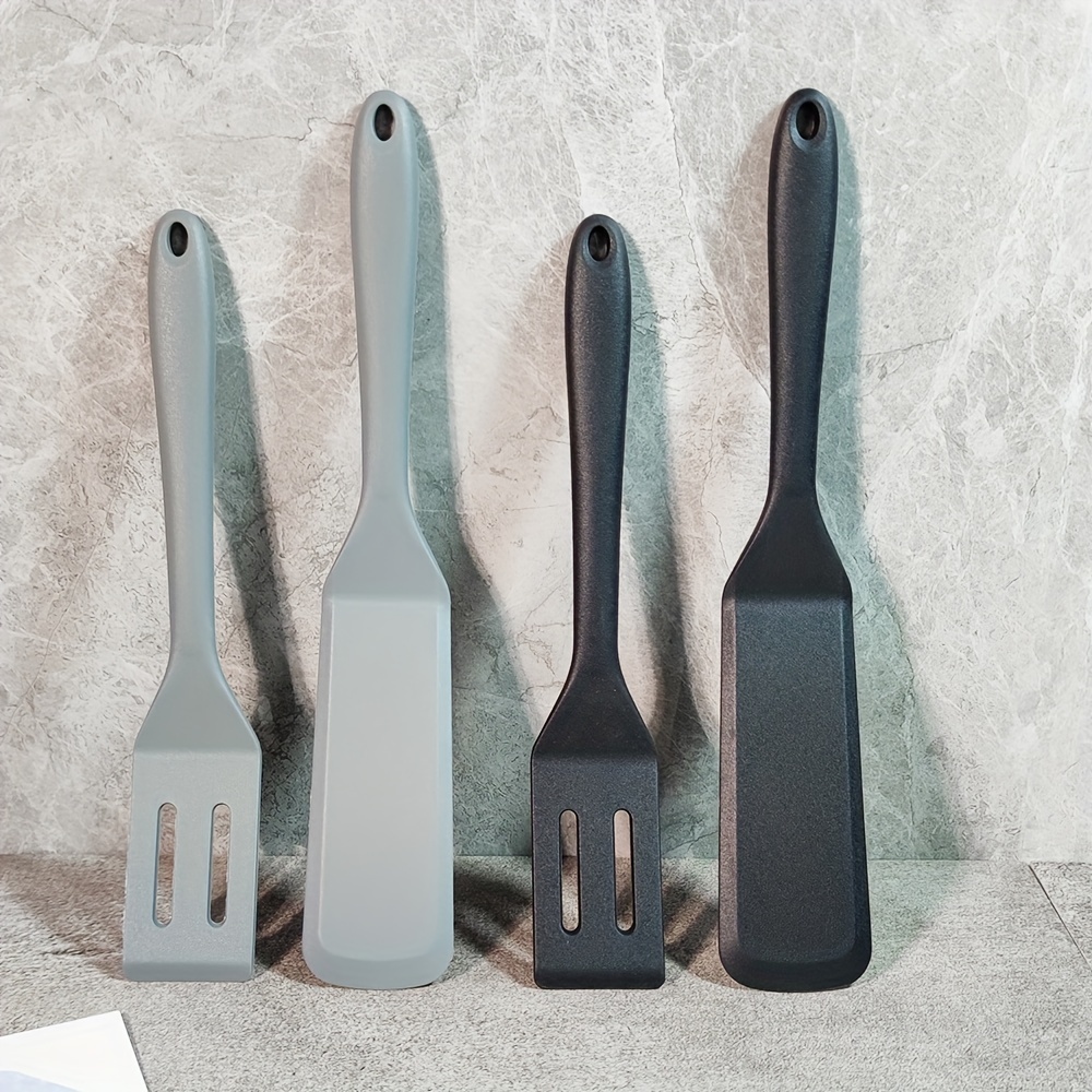 Spatula Set, Cooking Utensils Set, Silicone Thin Brownie Serving Spatula,  Nonstick Heat-resistant Turner For Cooking Egg Pancake Steak Pizza Omelet  Crepes, Kitchen Utensils, Apartment Essentials, College Dorm Essentials,  Back To School Supplies 