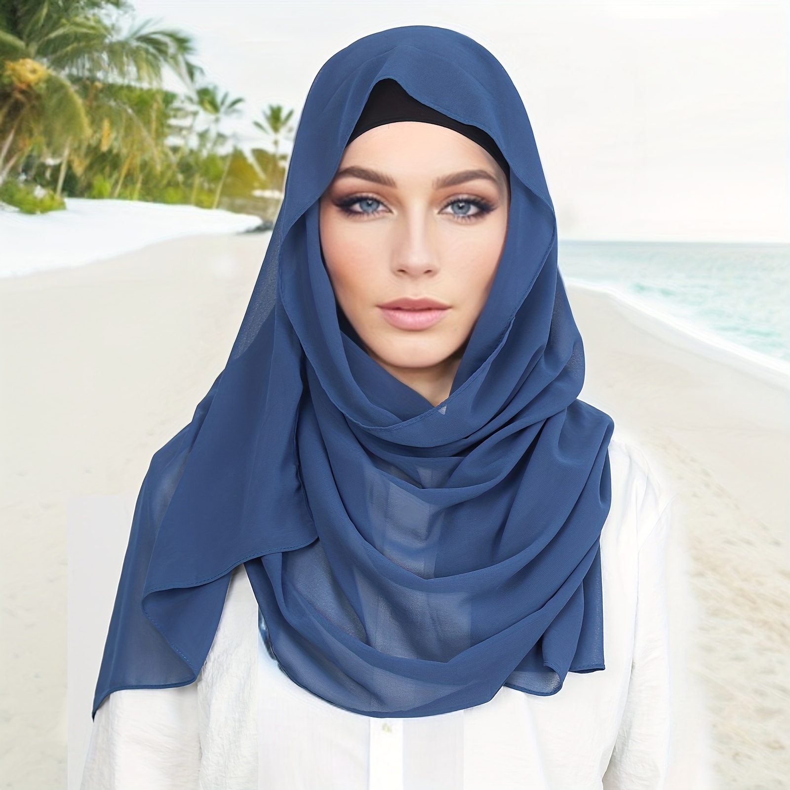 Beach Hijab Shawls, Wraps