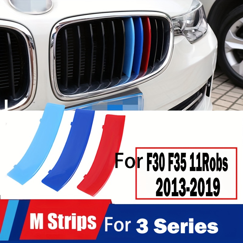 Auto-Chrom-Frontgrill-Dekorationsstreifen, Abdeckleiste, Personalisierte  Auto-KüHlergrill-Aufkleber, FüR BMW 3 Series GT f34 2013-2018 : :  Auto & Motorrad