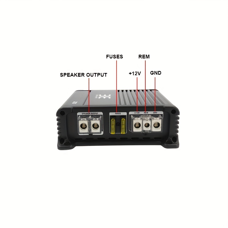 Qmf X5 Amplificador Coche Clase D Canal Único Amplificador - Temu