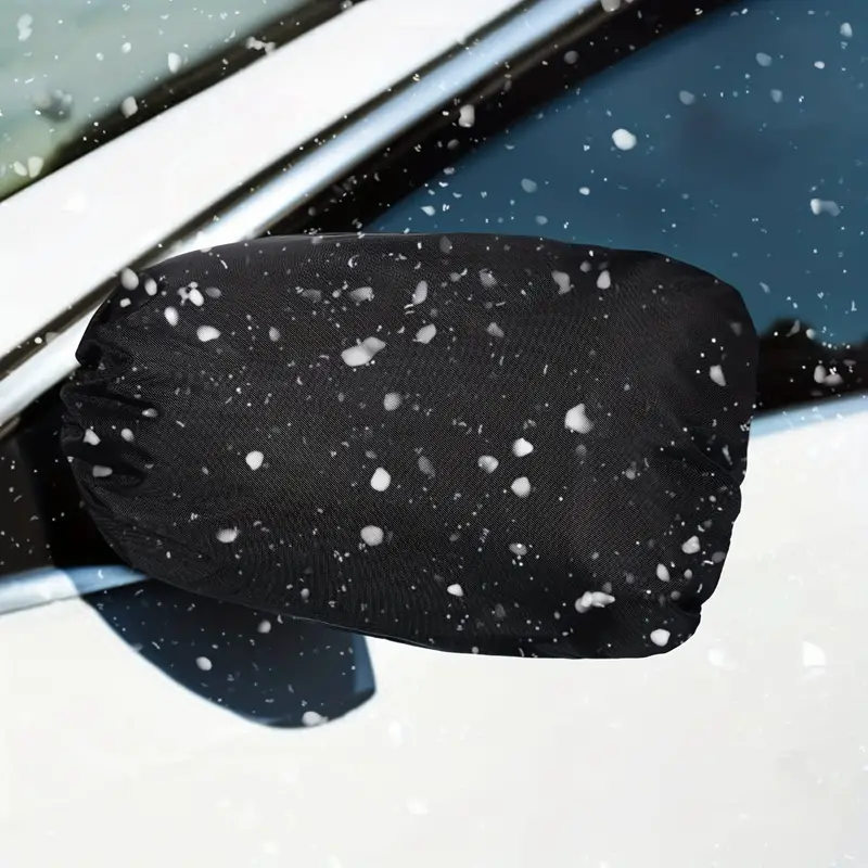 2 Stück Seitenspiegelabdeckung, Auto-rückspiegel-schutzabdeckung,  Schnee-eis-spiegelabdeckungen, Außenrückansicht-zubehör, Universalgröße Für  Autos, Schwarz, Kostenloser Versand, Kostenlose Rücksendung