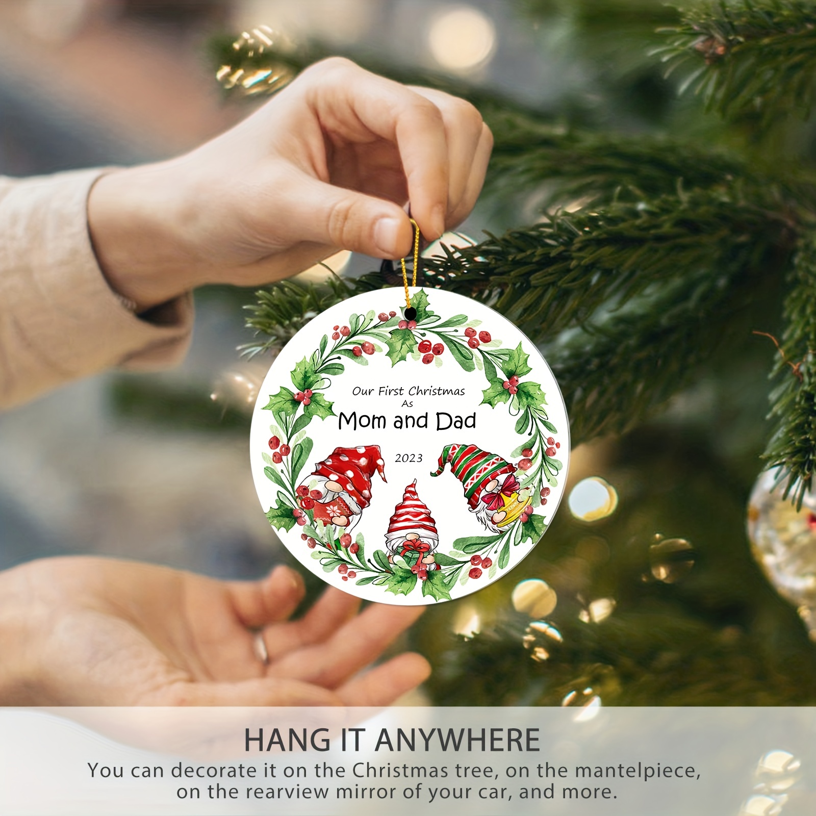 Card First Christmas As Mommy And Daddy Christmas Tree Christmas