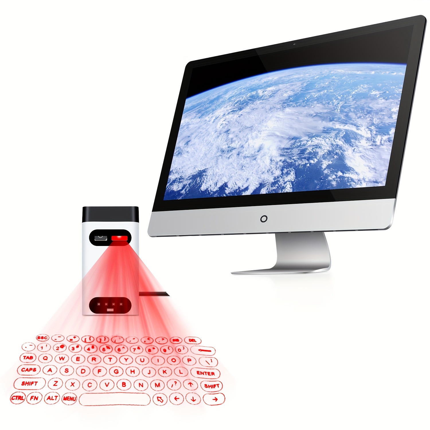 Wireless Virtual Keyboard Portable Mini Projection Keyboard - Temu