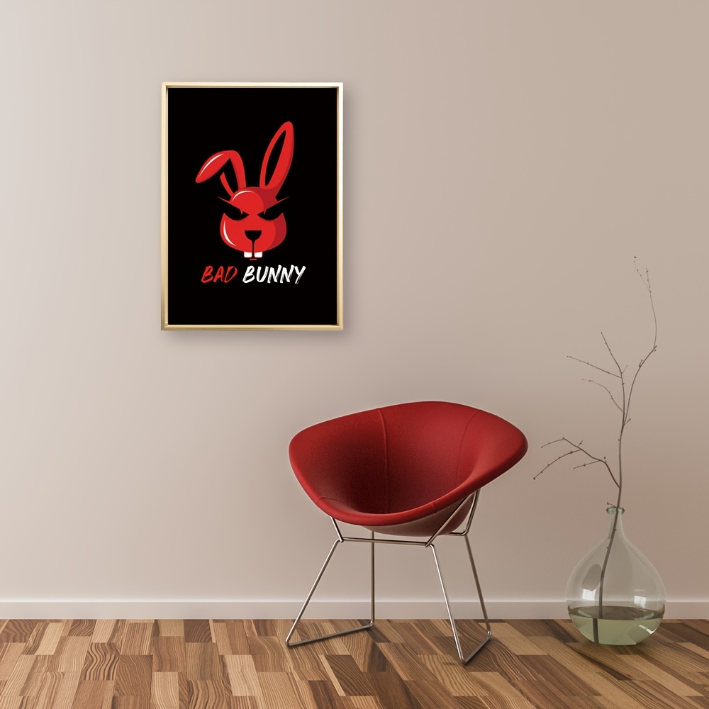 Bad Bunny Room Decor, Bad Bunny Wall Decor, Bad Bunny Paintings