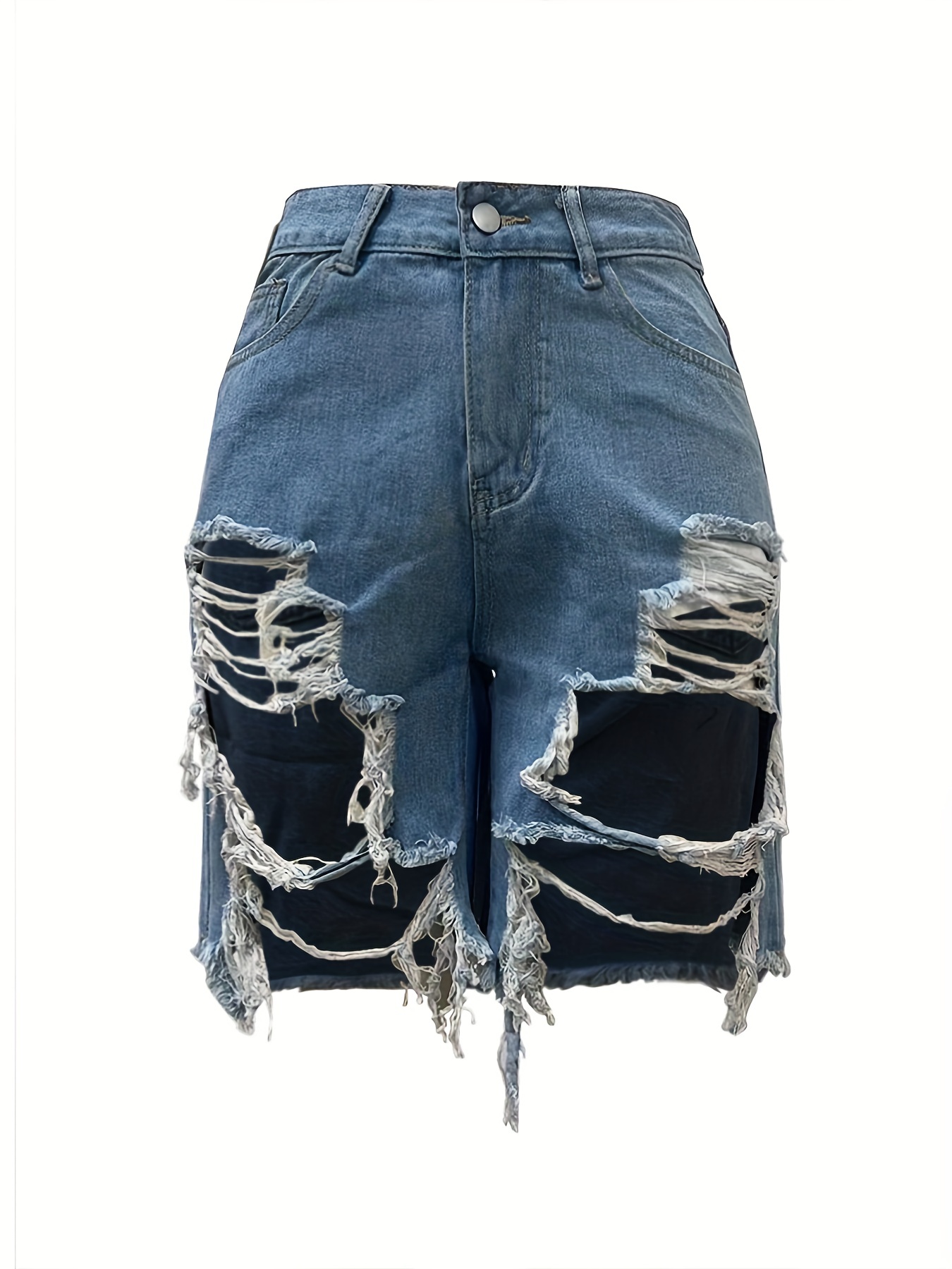 Fashion Women Destroyed Hole Leggings Short Pants Denim Shorts Ripped Jeans