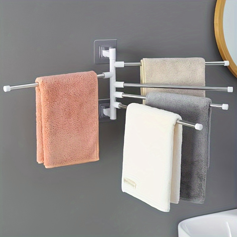 Bathroom and Kitchen Small Towel Holder With Shelf, Hand Towel