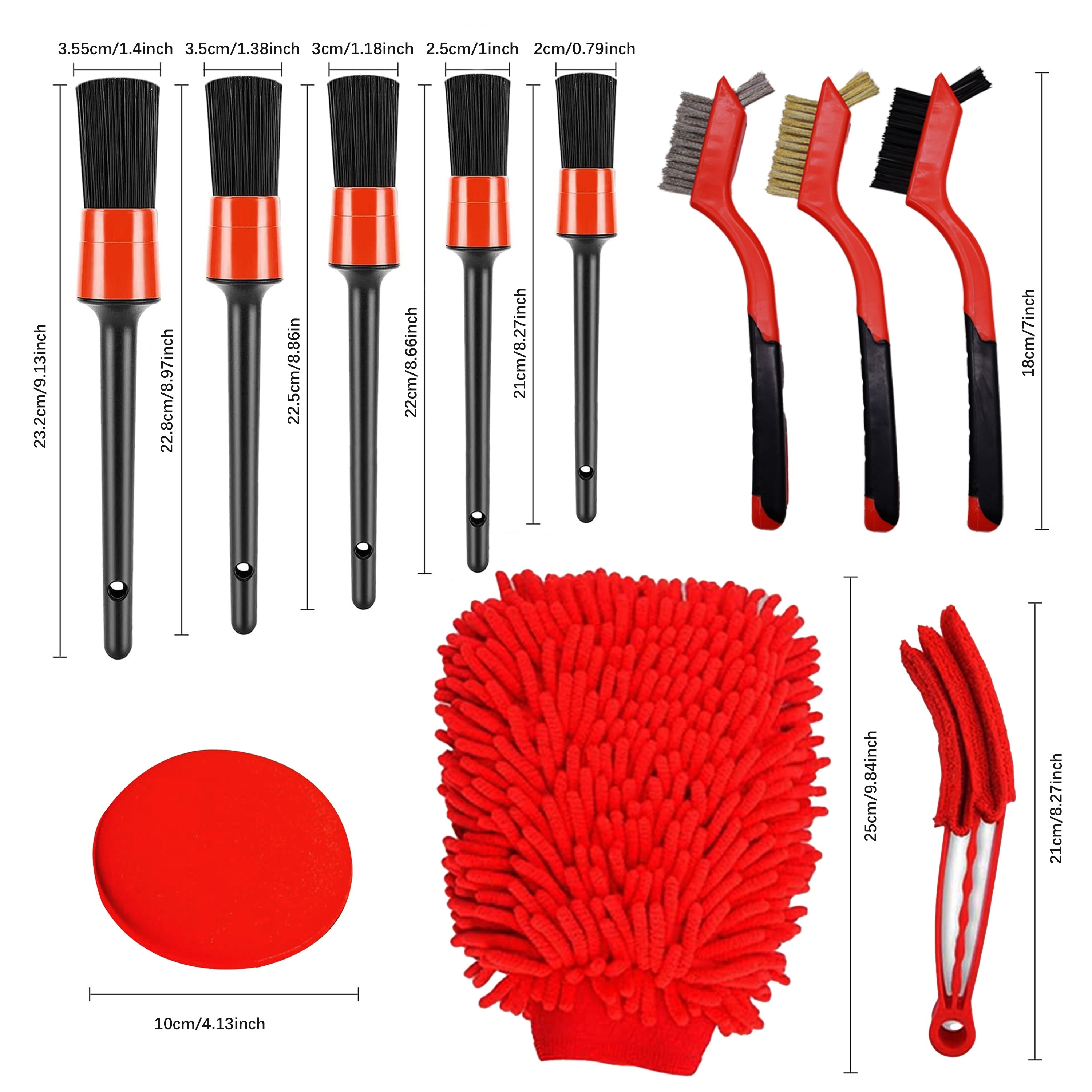 Car Detailing Brush Set: The Ultimate Auto Cleaning Kit For - Temu