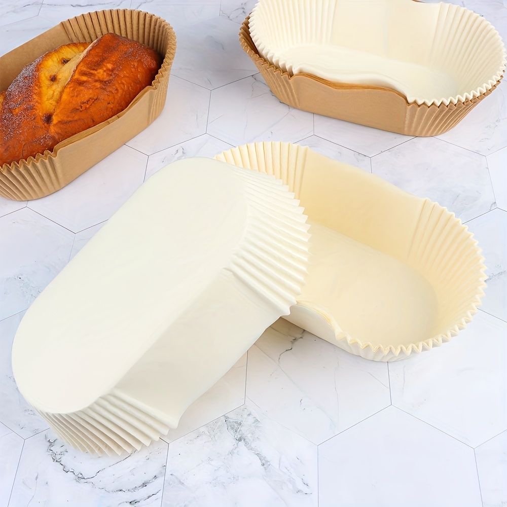 Tessco 60 Pieces Mini Paper Loaf Pans Disposable Paper Baking Loft Pans  Paper Rectangle Paper Baking Pans for Quick Bread Small Pumpkin Breads