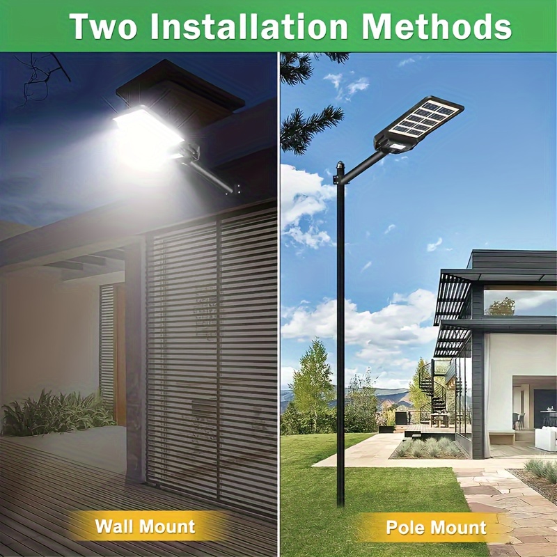 Solar Double sided Charging Street Lamp Remote Control - Temu