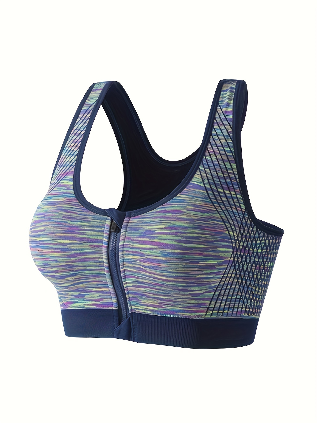 Tek Gear sports bra Racerback front zip athletic activewear sportswear gym  workout yoga Multiple - $23 New With Tags - From Viv