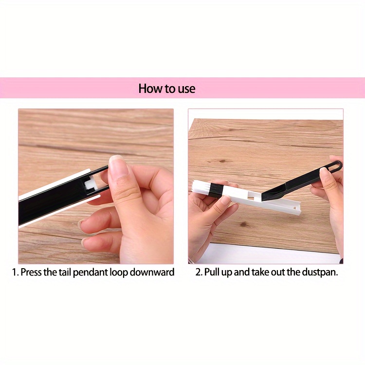 Multifunctional Window Groove Cleaning Brush & Keyboard Cleaner - Ergonomic Design, Durable Plastic, Multi-Tool for Dust, Grease, Debris - Ideal for Home Office, Kitchen, Bathroom, Bathroom Accessories, Ergonomic Cleaning Tool, Easyclean Material