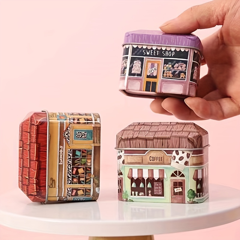 Cute Storage Box/ Tin Box/ Make up Case/ Candy Box/ Case/ Wedding Gift 