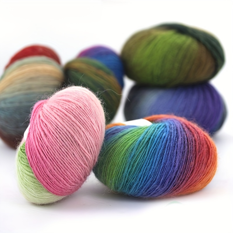 3pcs 5.29oz/3pcs High Quality 100% Wool Colored Yarn Hand Knitting Yarn  Crochet Yarn Crocheting For Scarf Shawl Sweater