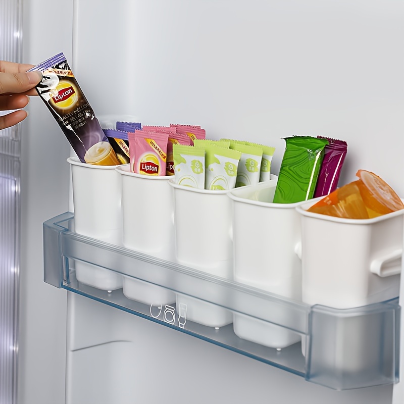 1pc Refrigerator Side Door Storage Box, Food Classification