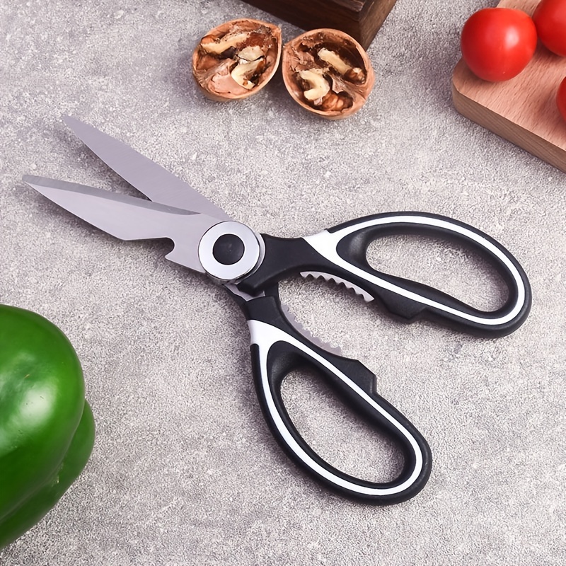 Kitchen Scissors, Poultry Scissors, Stainless Steel Kitchen Shears, Kitchen  Scissors with Non-Slip Handle, for Cutting Chicken, Bones, Fish, Meat, Veg