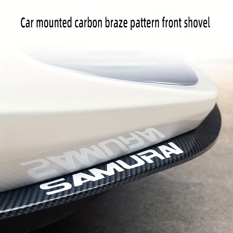 2,5 M Universal Carbon Faser Auto Front Stoßstange Lip Kollision Gummi  Streifen Schutz Seite Rock Aufkleber Änderung Dekoration Ext