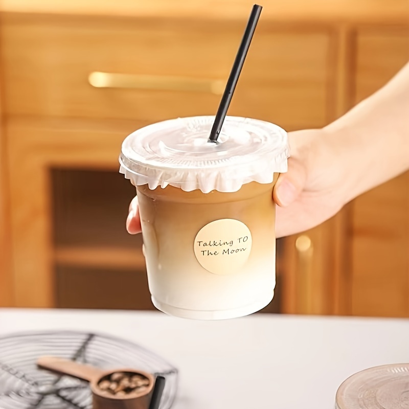 Disposable Coffee Cups With Lids And Straws Hot Paper Coffee - Temu