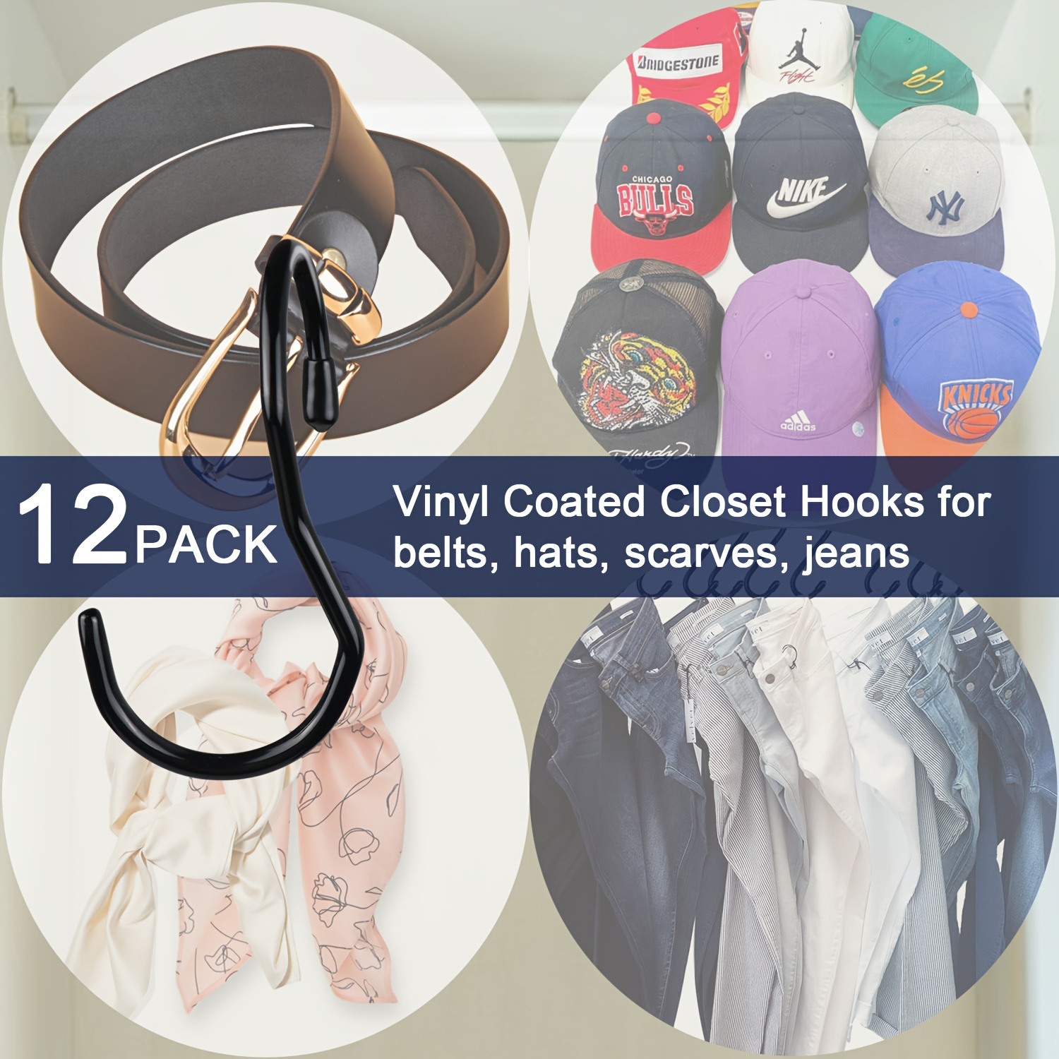 20 Pack Purse Hanger for Closet, Unique Twist Design Bag Hanger Purse  Hooks, Purse Organizer Hooks for Closet, S Hooks for Hanging Handbags  Purses