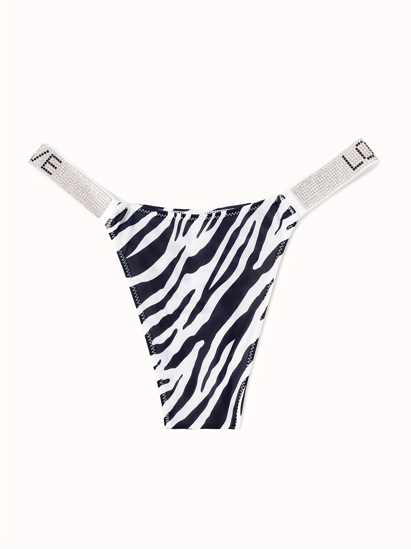 Zebra Print G-String Thong Panties