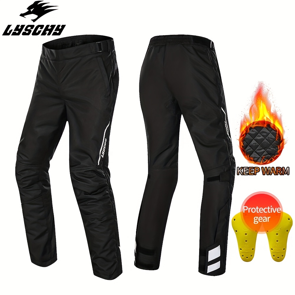 Motorcycle Pants Winter Windproof Warm Equipment Riding Pants Waterproof  Quick Disassembly Motorcycle Anti-fall Protection Pants
