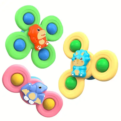 1PCS Baby Cartoon Fidget Spinner Toys Colorful Insect Gyro Educational Toy  Fingertip Rattle Bath Toys for Boys Girls Gift - AliExpress