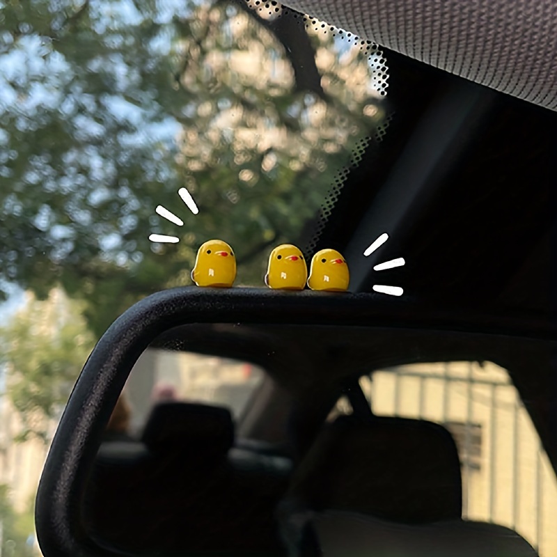 Cute Chicken Design Car Decoration Cartoon Car Dashboard - Temu