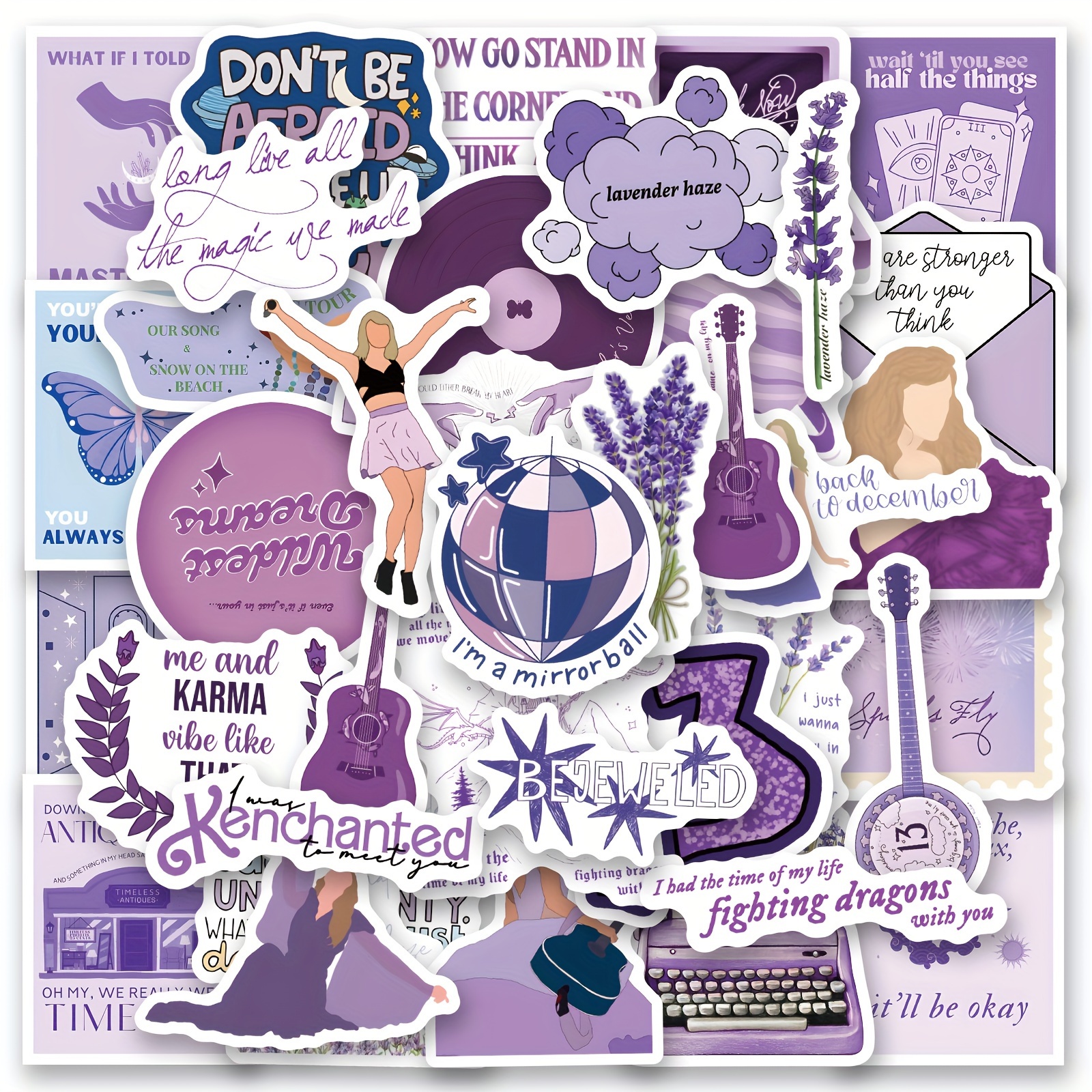 Don't Miss Out! Taylor Swift,Stickers Midnight Stickers All Albums, Midnight Merchandise, Gifts for Women, Merchandise for Teens, Parties, Birthday