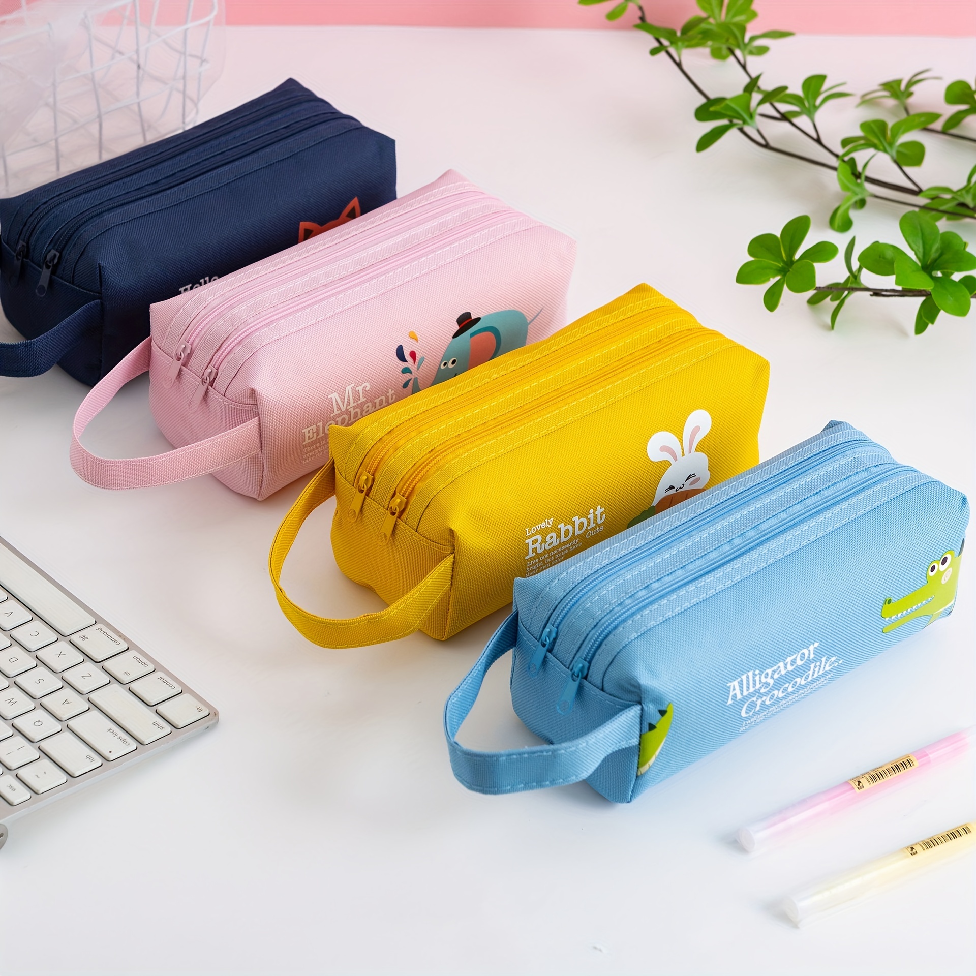 Stylish Big Capacity Pen Pencil Bag Perfect College School - Temu