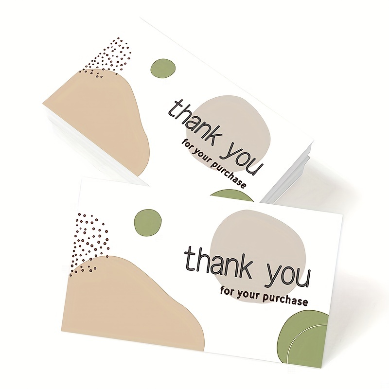 50pcs, Thank You Cards, Thank You Cards Small Business Essentials Postcards  For Small Businesses, DIY Small Business Online Store, Shop, Packing And S