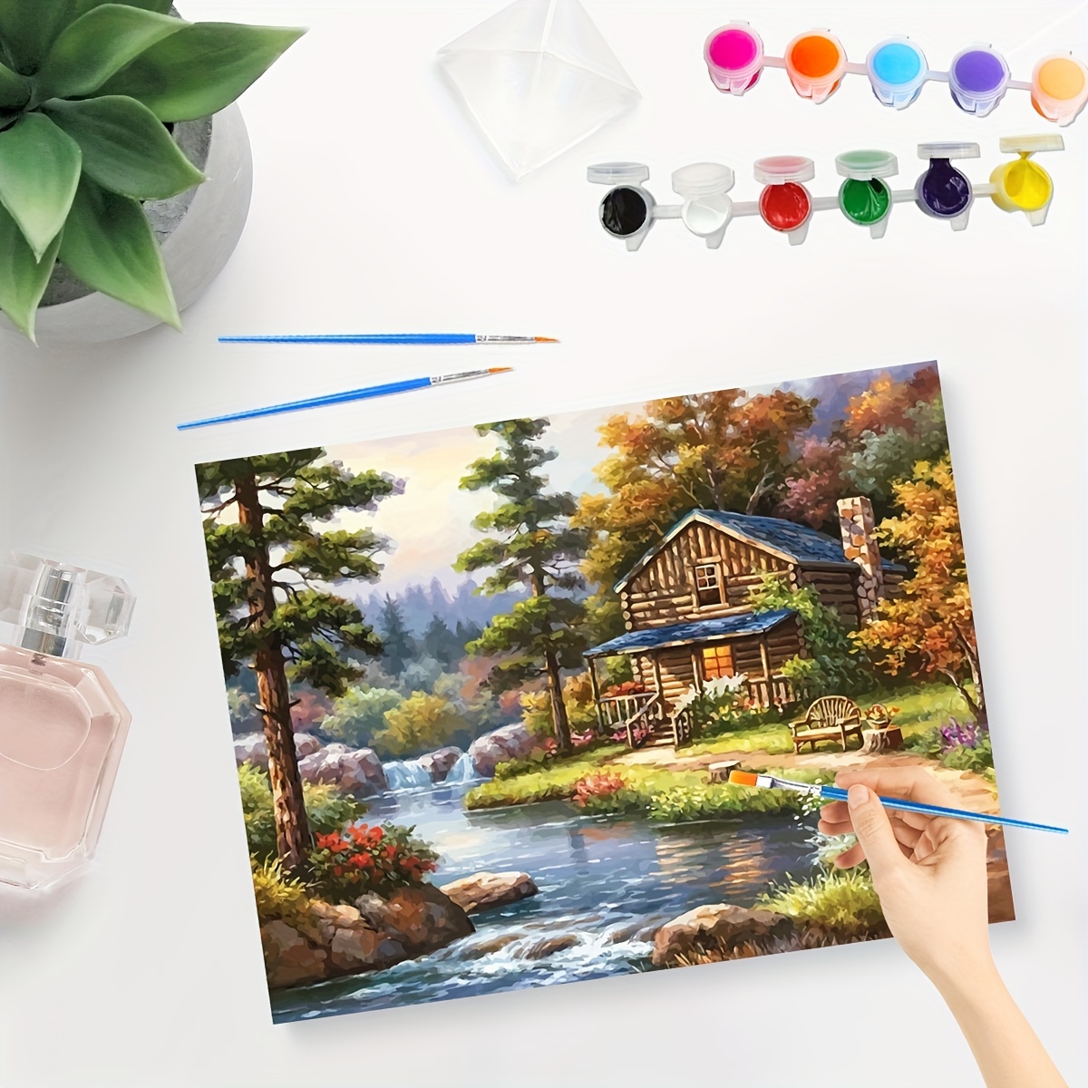 Mountain Landscapes Color By Number Kit, Hobby Lobby