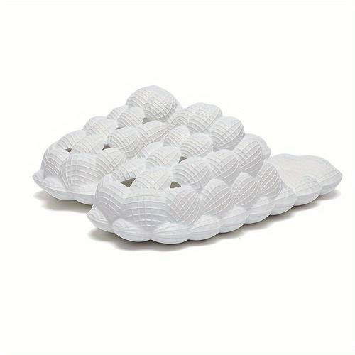 bubble slides for women and men spa massage non slip golf ball slippers funny lychee sandals