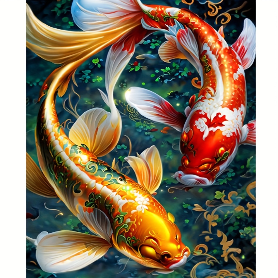 Pretty Jolly DIY Fish Under The Sea Paint by Numbers for Adults Beginner  Oil Paint by Number Kit for Kids on Canvas with Brushes and Acrylic for  Home Wall Decoration 16x20 Inch 